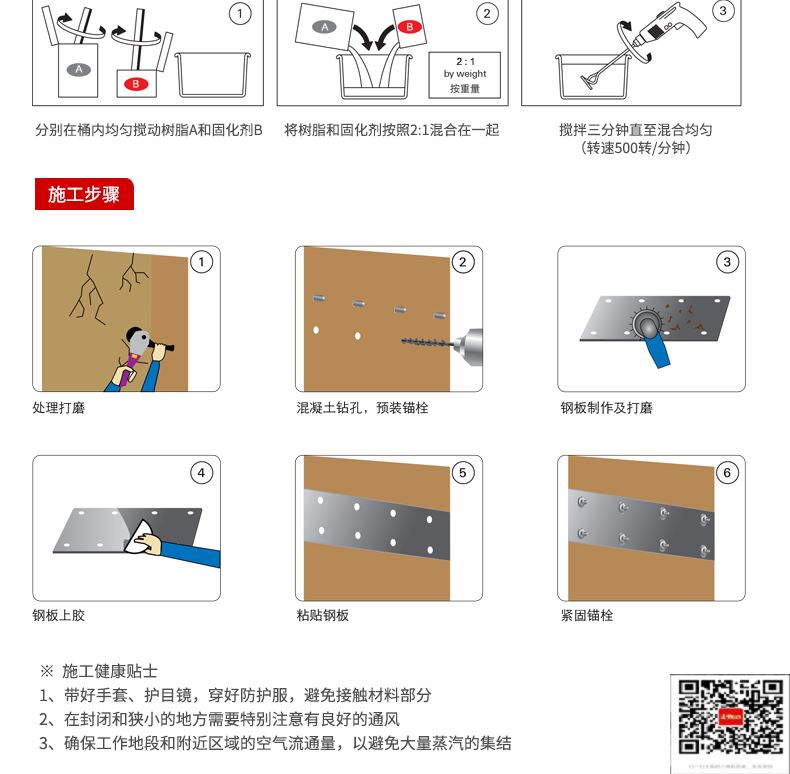 包钢水磨沟粘钢加固施工过程